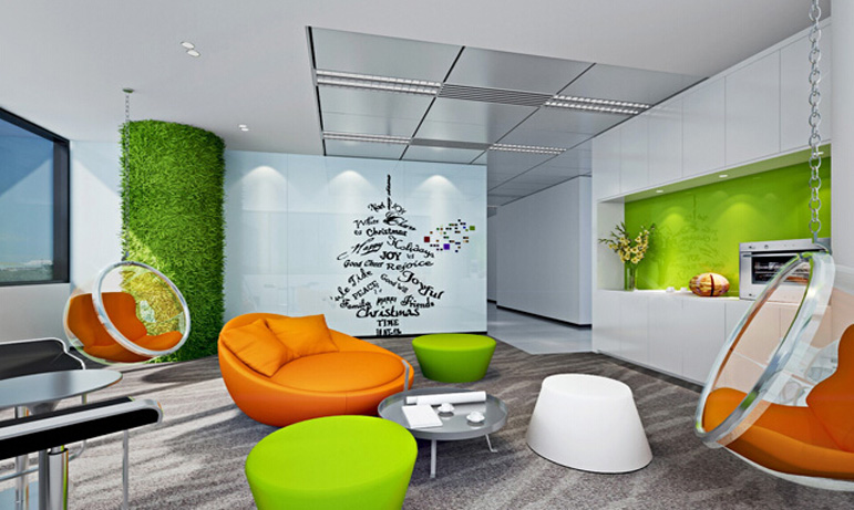 如何在250平米办公室装修内布置合理的植物位置？