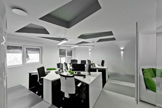 办公室装饰设计空间的构图