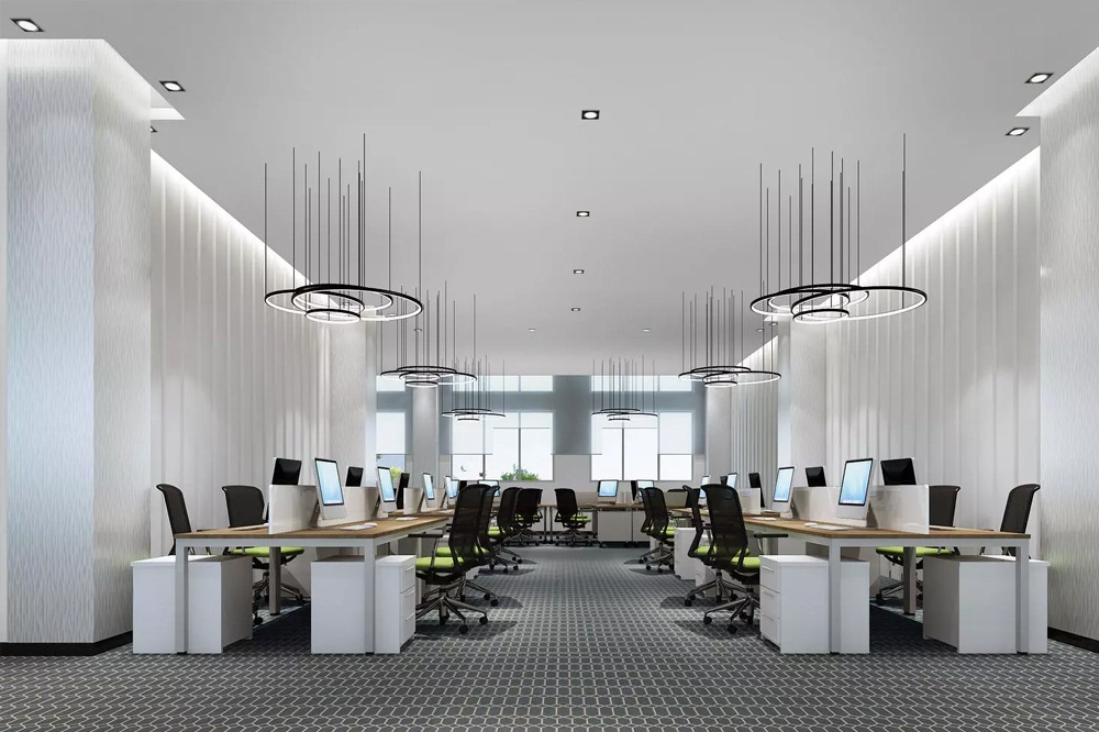 500平方米办公室装修中如何更好的安装玻璃隔断
