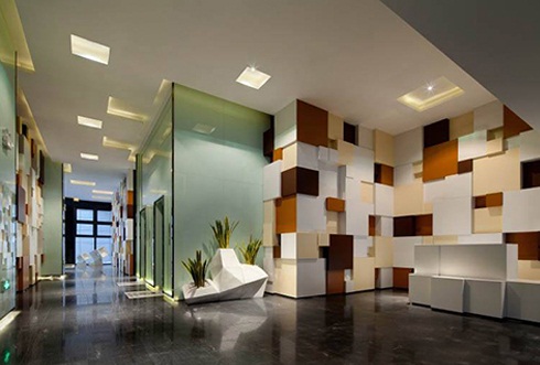 创意办公室墙面设计可以提升办公品味,你知道吗?