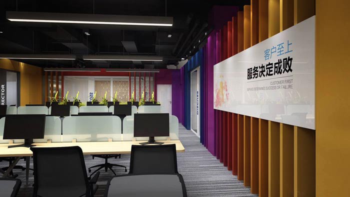 上海办公室装修设计如何做出欧美风格?
