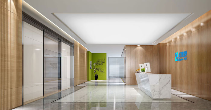 办公楼装修施工组织设计提醒：地板色调为何以深色为佳?