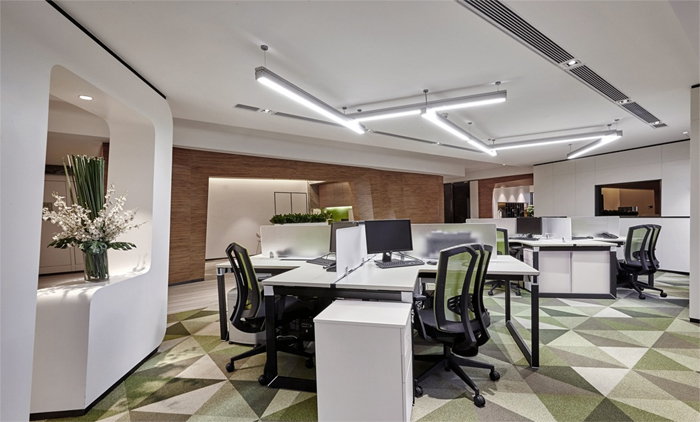 1000平方办公室装修，应该如何装修门厅整体效果更好？