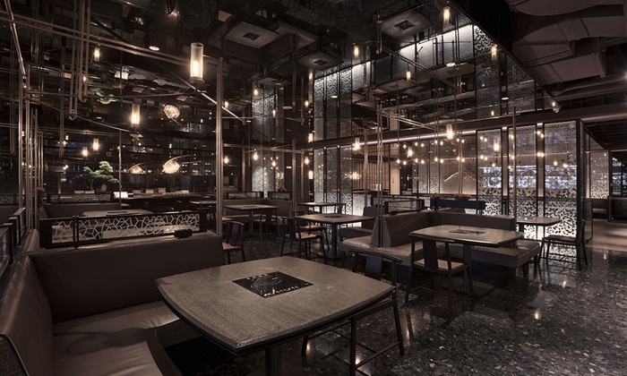 最新韩式自助餐厅设计装饰效果图