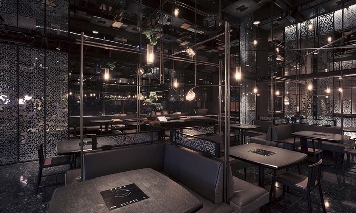 韩式自助餐厅装修设计效果图片