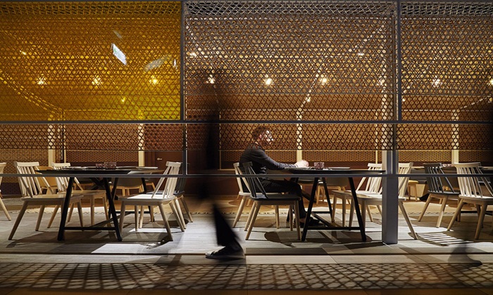 休闲自助餐厅设计装饰效果图片