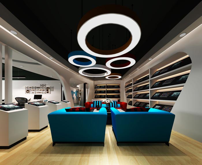 现代风办公室装修规划则能恰到好处的杰出企业文化