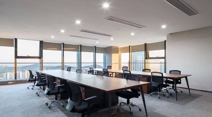 上海宝山办公室装修中会议室如何布置?